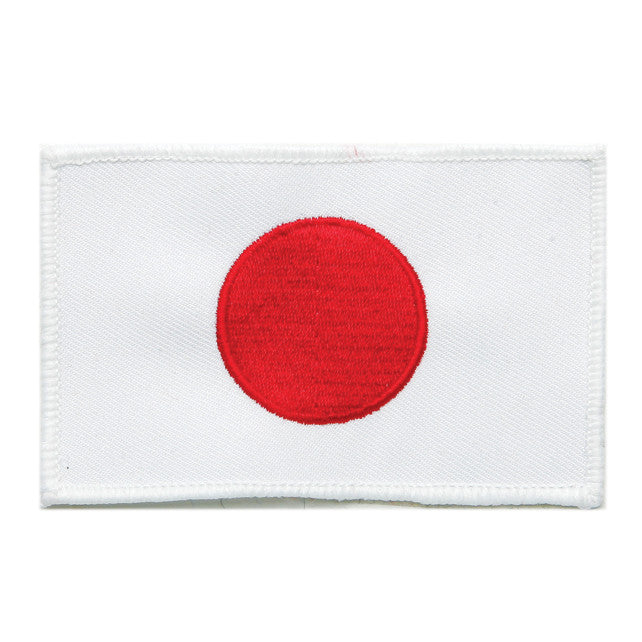 JAPAN FLAG PATCH "White Border" - SparringGearSet.com