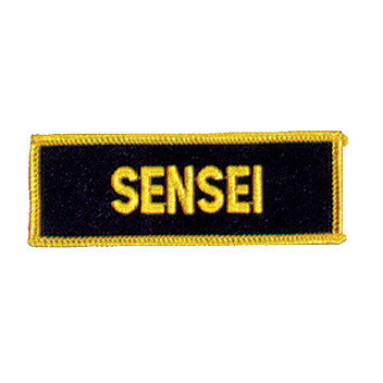 SENSEI Patch, Black and Gold - SparringGearSet.com