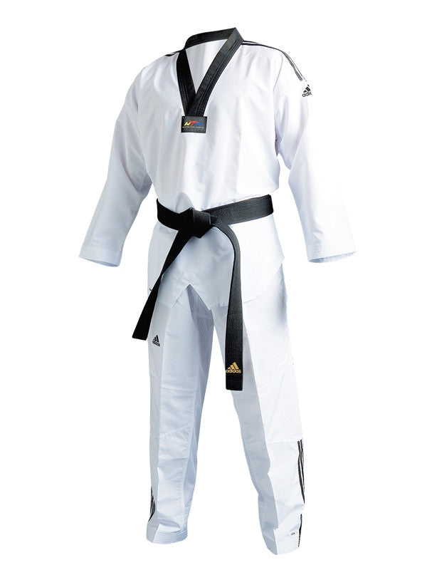 Adidas Fighter III TAEKWONDO Uniform W/ STRIPES - SparringGearSet.com