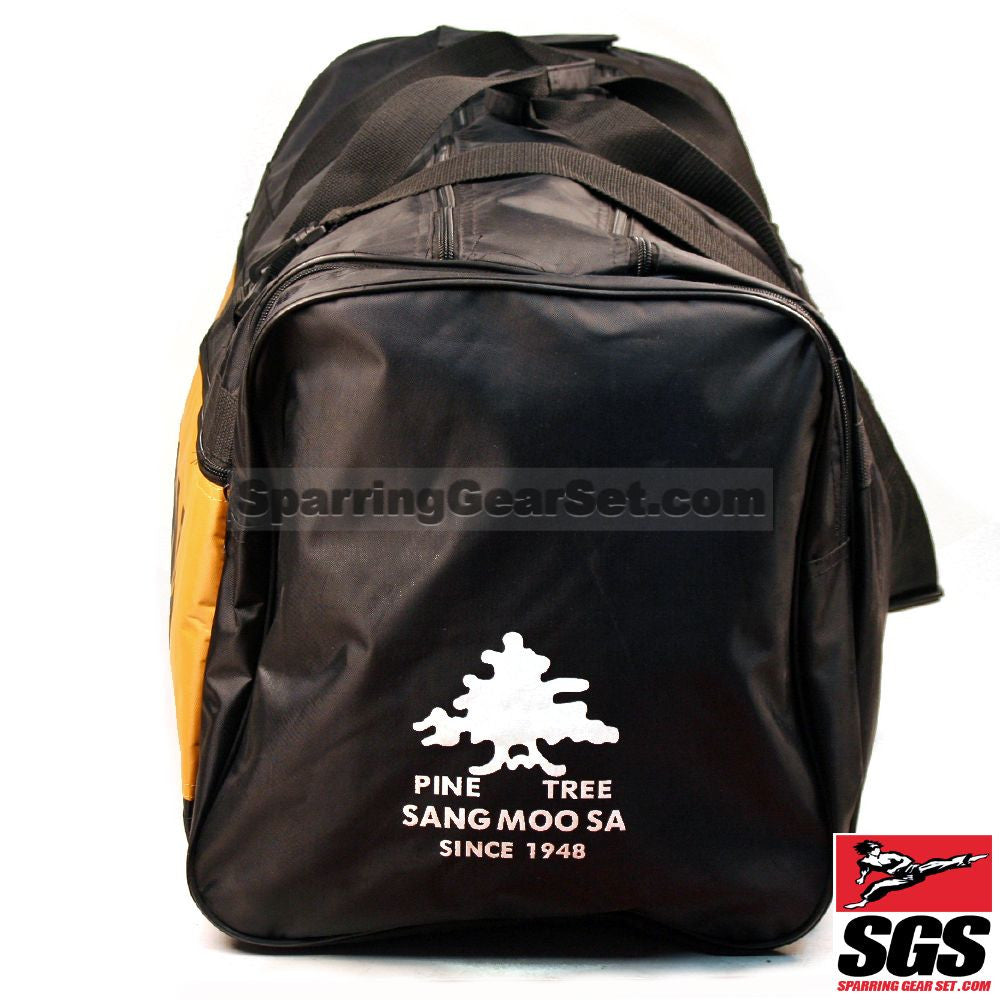 Pine Tree Sangmoosa Large "Tae Kwon Do" Nylon Gear Bag Black/Yellow