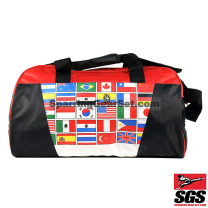 Pine Tree Sangmoosa Medium Gear Bag with Multi-National Flag Pattern