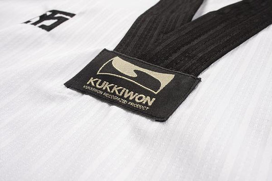 MOOTO KUKKIWON BLACK V NECK TAEKWONDO UNIFORM