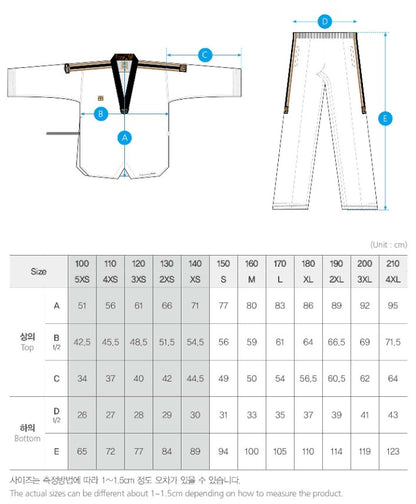 MOOTO PRIDE 3 TAEKWONDO UNIFORM