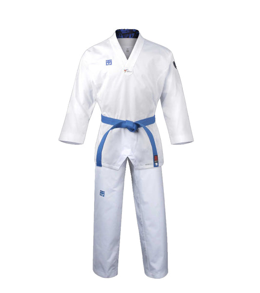 Mooto S6 EXTERA WHITE V NECK TAEKWONDO UNIFORM