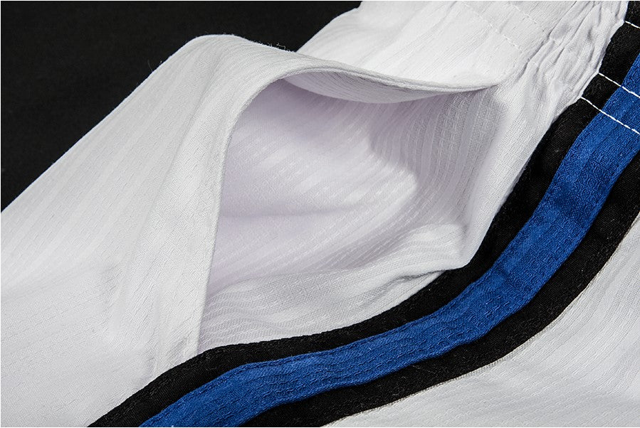 MOOTO SUMMER BLUE V NECK TAEKWONDO UNIFORM
